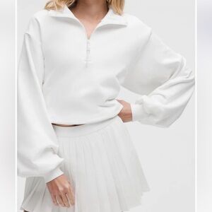 Lululemon Cotton Terry Tennis Half-Zip